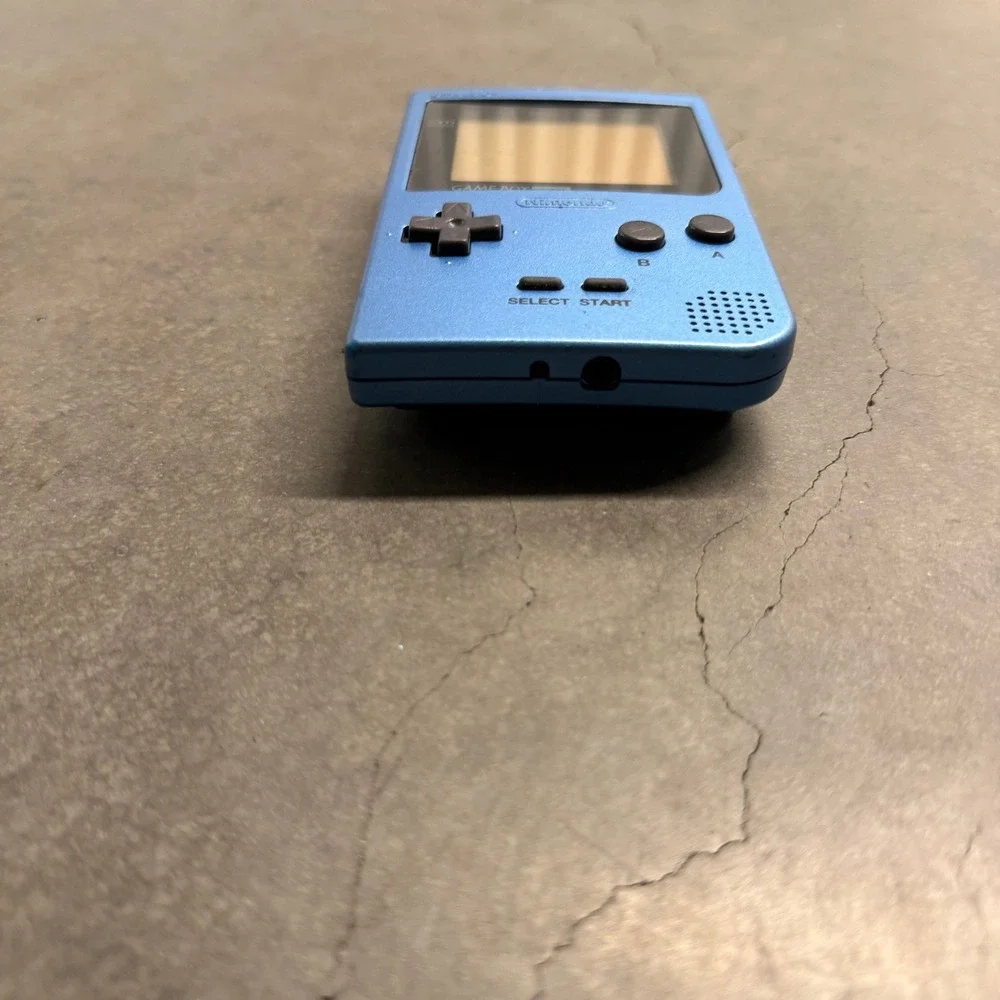 Nintendo Game Boy Pocket Ice Blue Handheld Console MGB-001 Retro Gaming